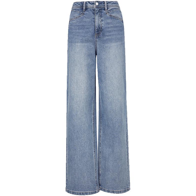 ONLY Women s Vintage Washed Loose Straight Leg Jeans L