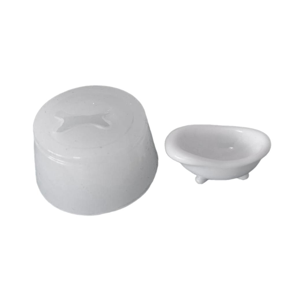 Miniature Candy Toy Moulds DIY Craft Molds Small Dinnerware Shape Moulds Realistic Candy Food Molds for DIY Hand-Making