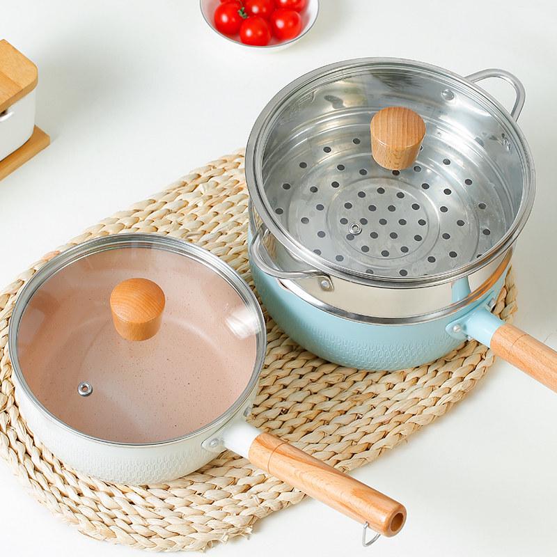 Non-stick Aluminum Milk Pot with Lid