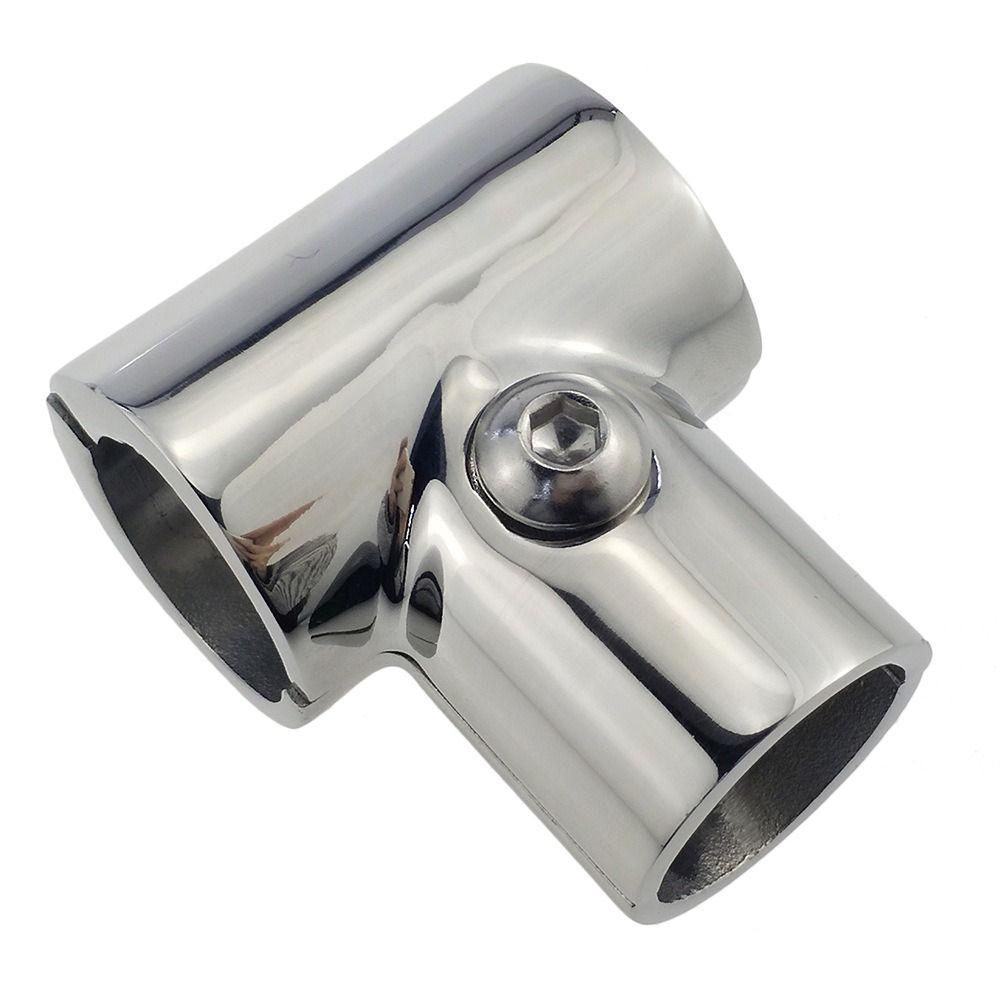 316 Stainless Steel Marine Handrail Fitting 90 Degree Hand Rail Fitting  Yacht Installations