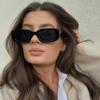 Sonnenbrille Klassische Retro Quadratische Gläser Frauen Vintage Reise Kleine Rechteck Sonnenbrille Weibliche Brillen Anti-Glare