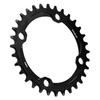 32Celsius34Celsius36Celsius38T BCD 104 Mountain Bike Steel Single Crank Chain   Repair Parts (Black 32T)
