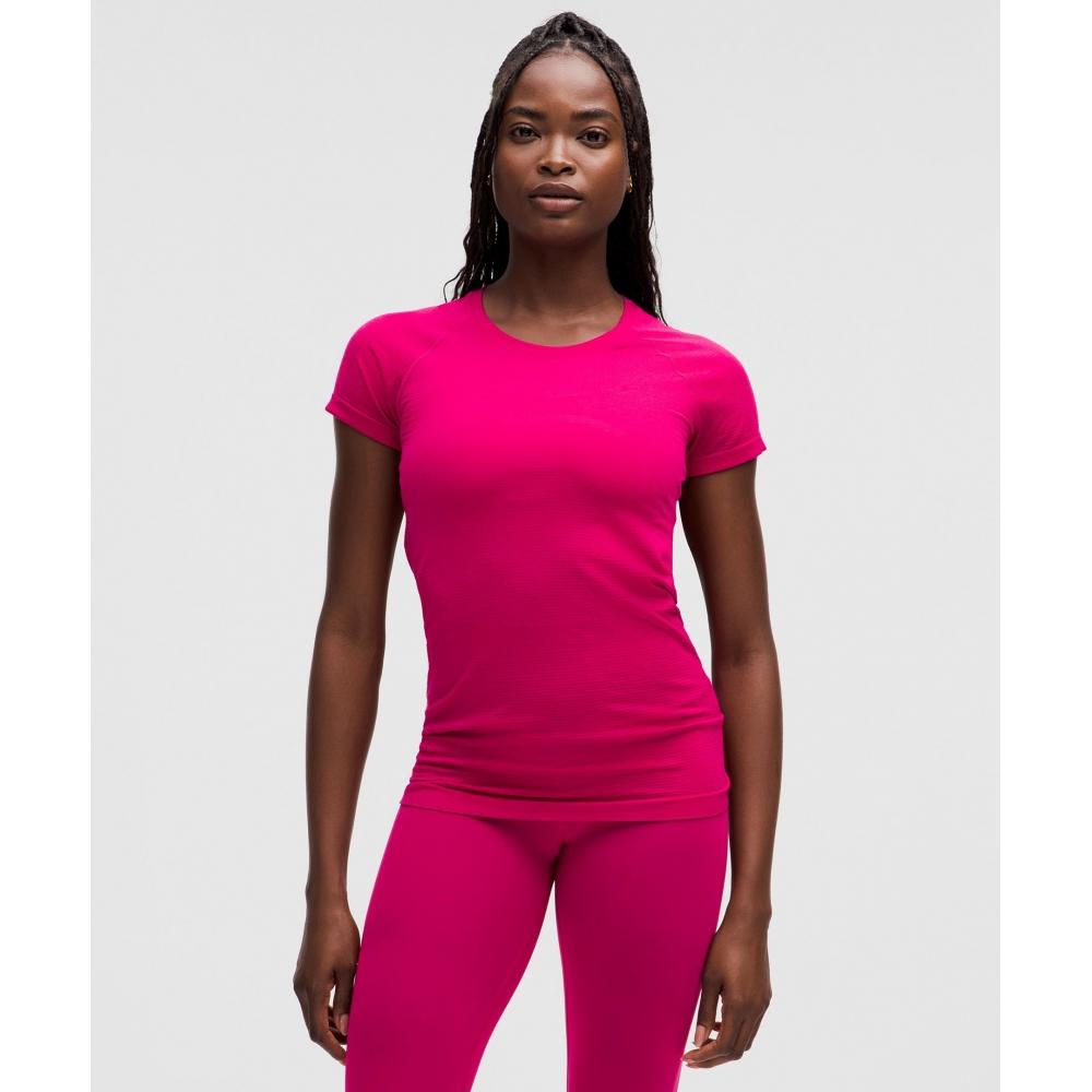 

Lululemon Рубашка с коротким рукавом Swiftly Tech 2.0, длина до бедра, страстная, страстная 8