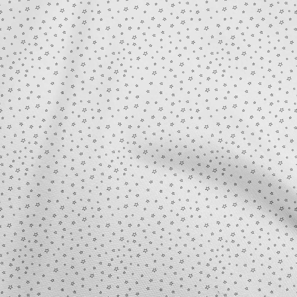 oneOone Cotton Flex Blue Fabric Minimal Stars Dress Material Fabric Print Fabric By The Yard 40 Inch