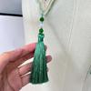 Embroidery Butterfly Flower Yunjian Shawl Decorative Pearl Tassels False Collar