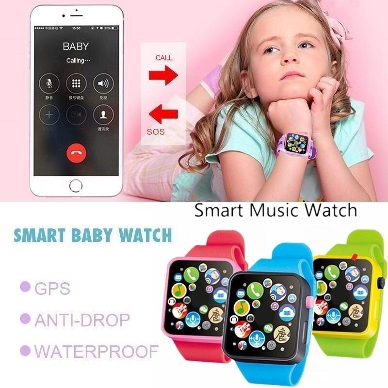 Fashion Smart Watch Children Learning Multifunction Smart Watch Kids Toddler Wrist Touch Screen Toy