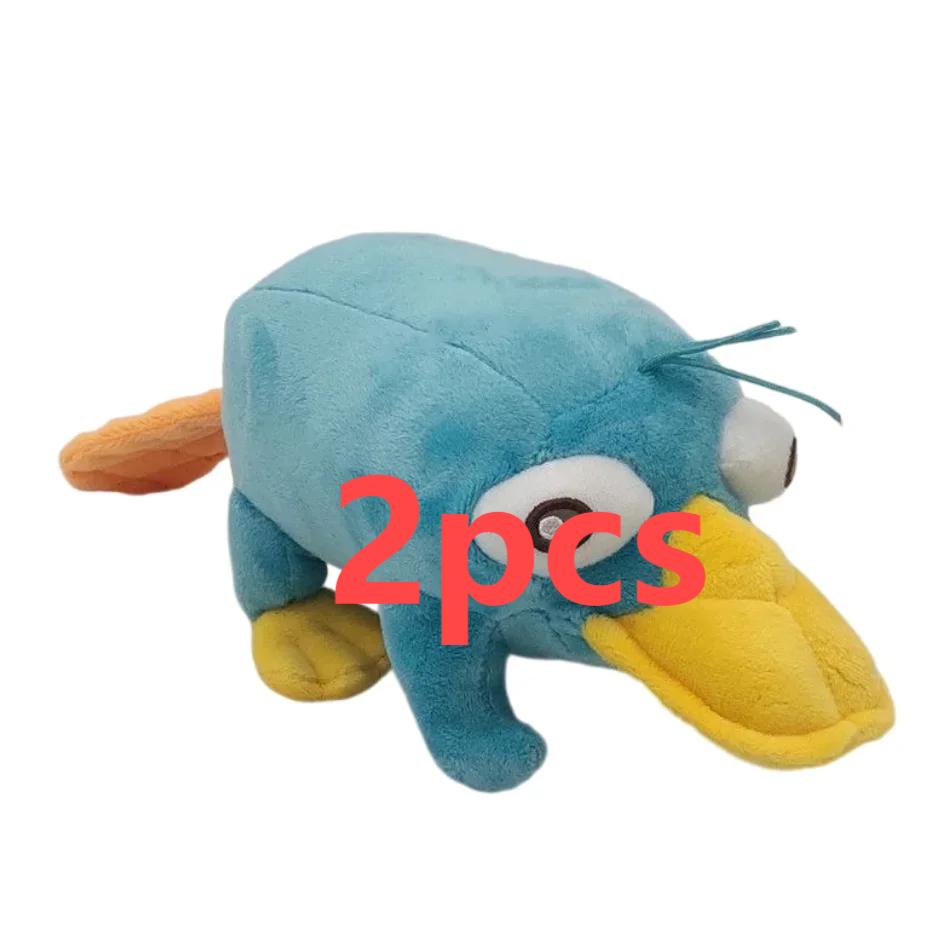 25CM Neues simuliertes blaues Schnabeltier Perry Plüschtiere Anime Stofftiere Entenpuppen Jungen Mädchen Weihnachten Geburtstagsgeschenke.