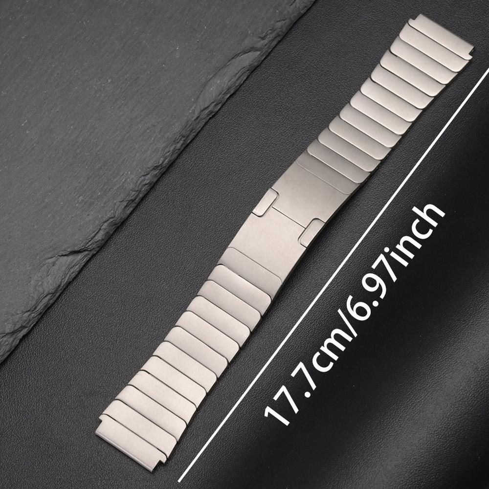 Uniwersalny Pasek ze Stali Nierdzewnej 22 mm do Huawei Watch GT 6 Pro 46 mm Luksusowy Metalowy Pasek do Zegarka Seiko Męska Bransoleta