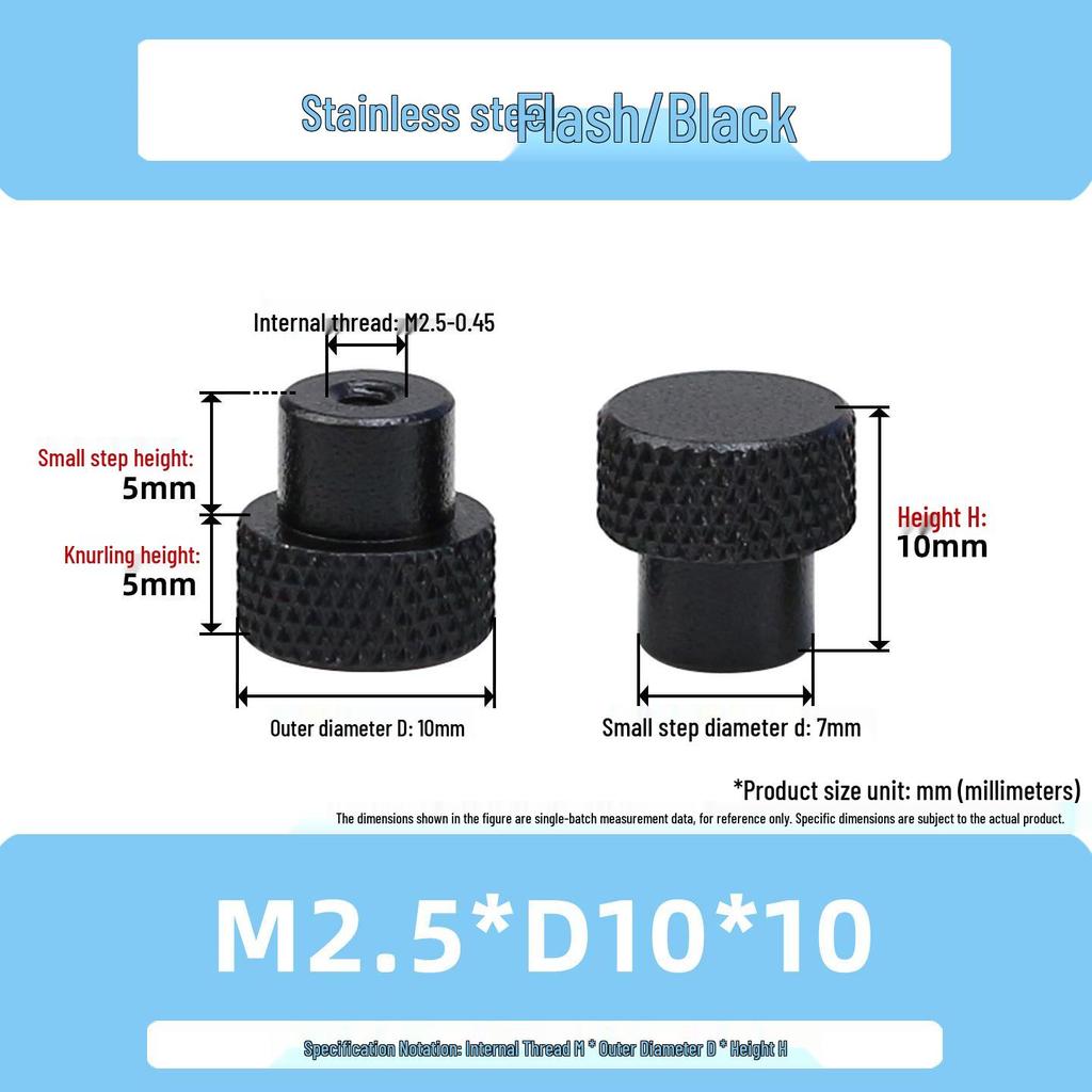 Hongkangming Stainless Steel Knurled Hand-Twist Nut for M3-M12.