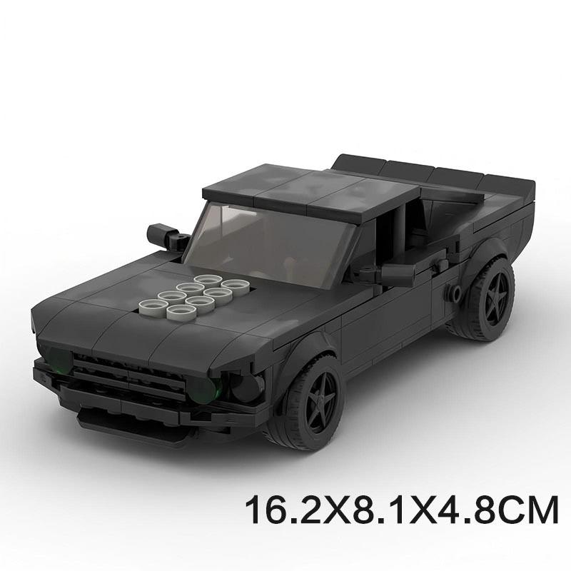 M-184478 Classic Muscle Racing Car Building Block, Desktop Assembled Creative Toy 277pcs