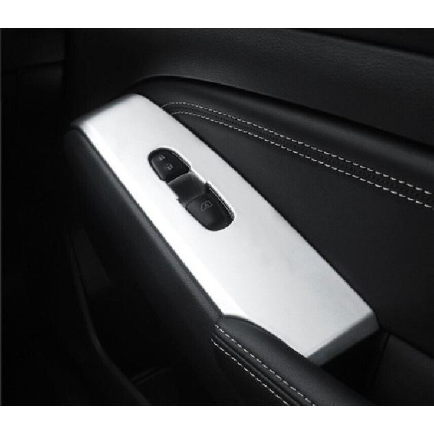 For Nissan Altima/Teana 2019-2022 ABS Silver Window Lift Panel Switch Cover Trim
