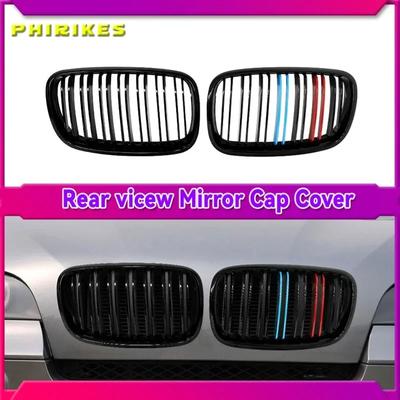 Samochodowy Grill Przedniego Zderzaka Czarny Błyszczący Lewy Prawy Nerka Grill Wyścigowy dla BMW X5 E70 X6 E71 2007-2014 #51137307599 51137307600
