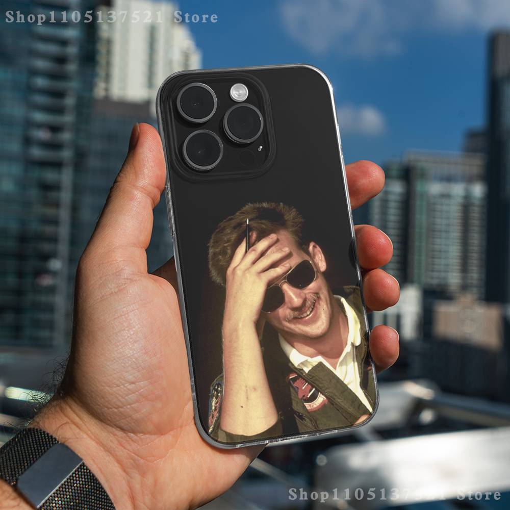 Movie T-Top G-Gun M-Maverick Phone Case For iPhone 17,16,11,15,13,14,12,Air,Mini,Plus,Pro,Max,Plus,E Clear Soft Shell