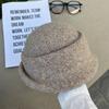 New Autumn and Winter Knitted Gift Hat for Women Versatile  Fashionable  Warm  Temperament  Retro Basin Hat Trend