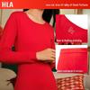 Heilan Home Women's Lucky Red Thermal Underwear Set