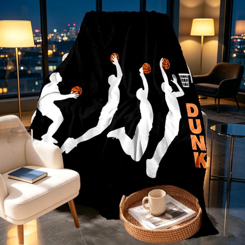 SLAM DUNK Print Blanket - Soft & Comfortable, for Bedroom, Travel, Sofa, Home Decoration - Birthday Christmas Gift for Friend