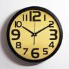 12-inch Stainless Steel Wall Clock, Aluminum Clock, Creative and Fashionable Living Room Wall Clock, Custom-made Quartz Clock