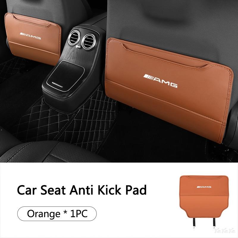 Car Storage Anti Kick Pad Protection Mat Seat Back Prevent Dirty For Benz AMG W204 W205 W203 W211 W212 W213 Accessories Stickers GZ3