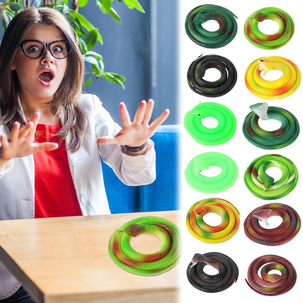 Rubber Snakes To Keep Birds Away Realistic Fake Rubber Snake For Garden Props To Scare Birds, Squirrels And Mice