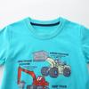 Europäischer & Amerikanischer Stil Kleinkind Jungen Cartoon Print Rundhals T-Shirt - Sommer 26 Neue Ankünfte