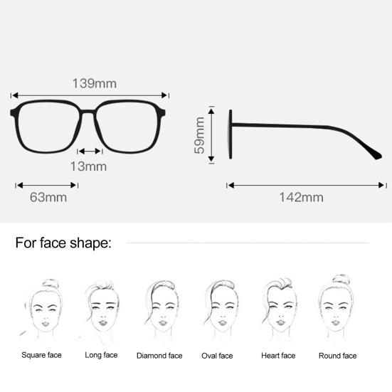 Women Sunglasses Rectangle Shape Frame Cool Style No Rim Smooth Anti-UV Block Sunlight Vacation