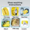3-1 Pcs Washing Machine Special Shoe Wash Bag, Anti-Deformation Lazy Shoe Care Laundry Bag for Household