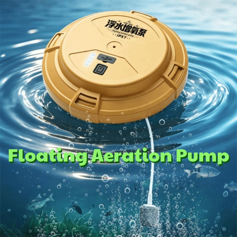 Round Fishing Floating Aeration Pump UFO Automatic Aeration Pump Aquarium Oxygenator  Fisherman