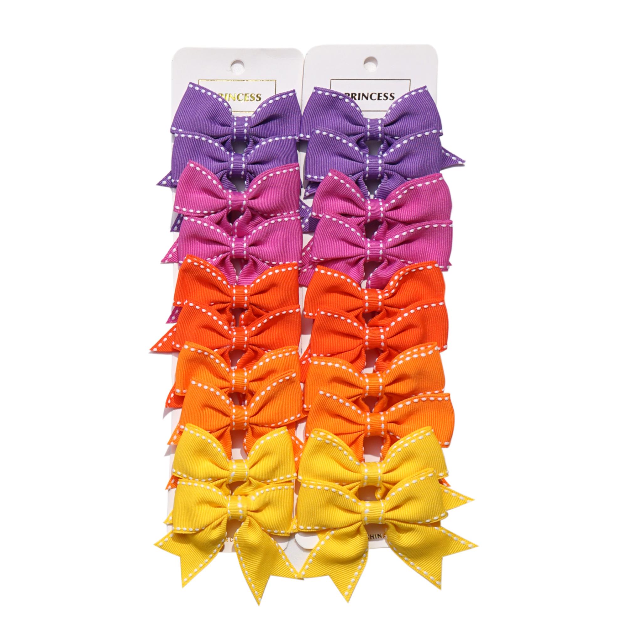 

20 штук детских заколок для волос 3 дюйма в горошек банты для волос зажимы-крокодильчики для младенцев и маленьких девочек