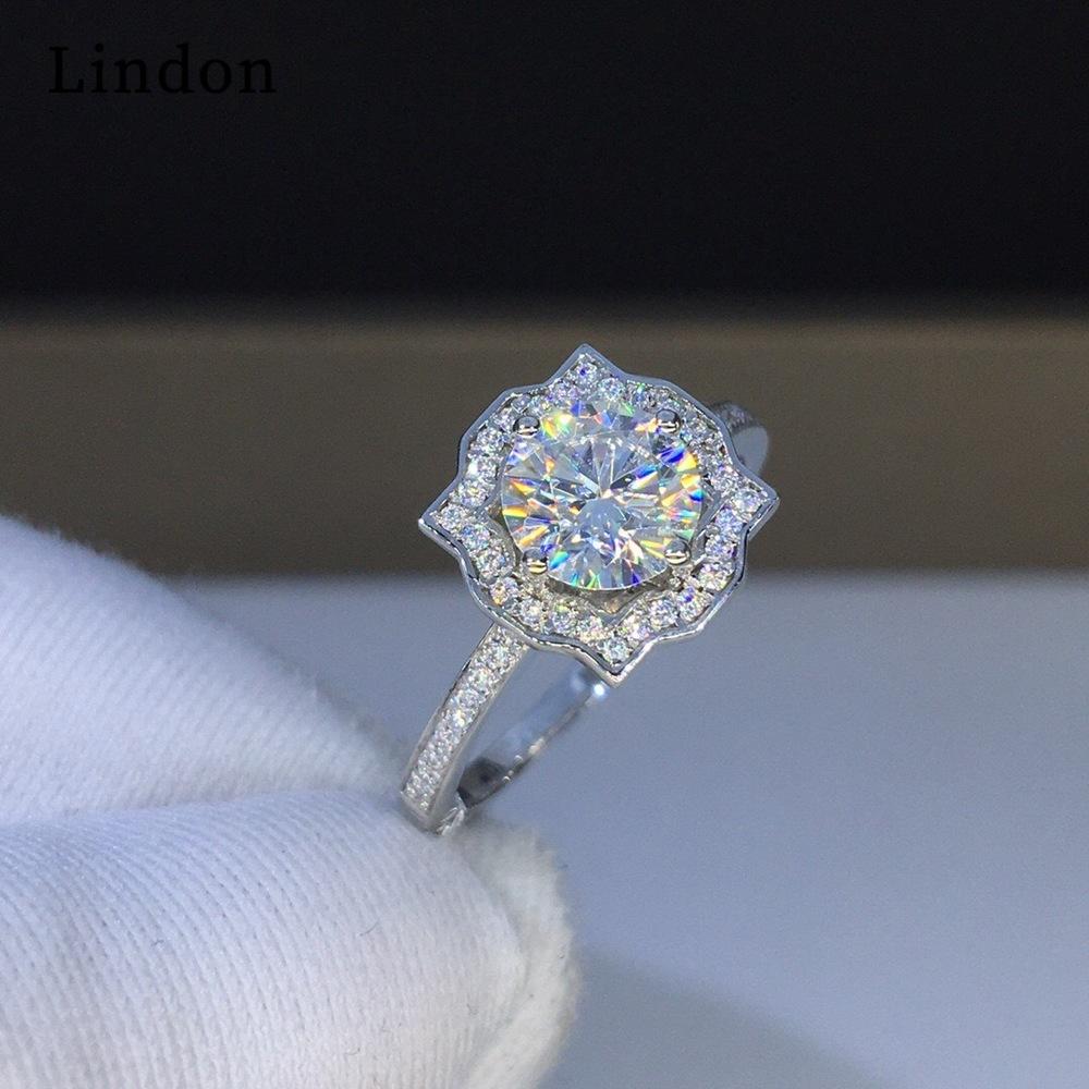 Lindon Klassischer Zirkonring aus Kupferlegierung, Damenschmuck, Hochzeitsversprechen, Partygeschenk