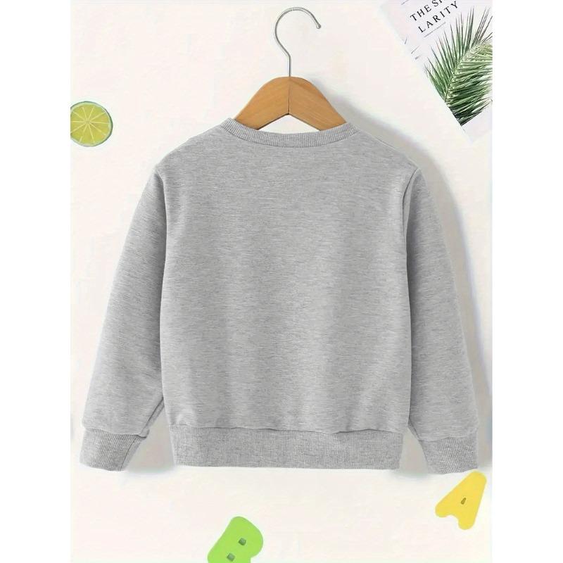 Kids Sweatshirt Cartoon Bear Pattern Is Full of Childlike Fun And Adds a Sense of Fashion