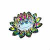 Glowing Lotus Candle Holder LightDiffusing Tealight Creates Romantic Ambient