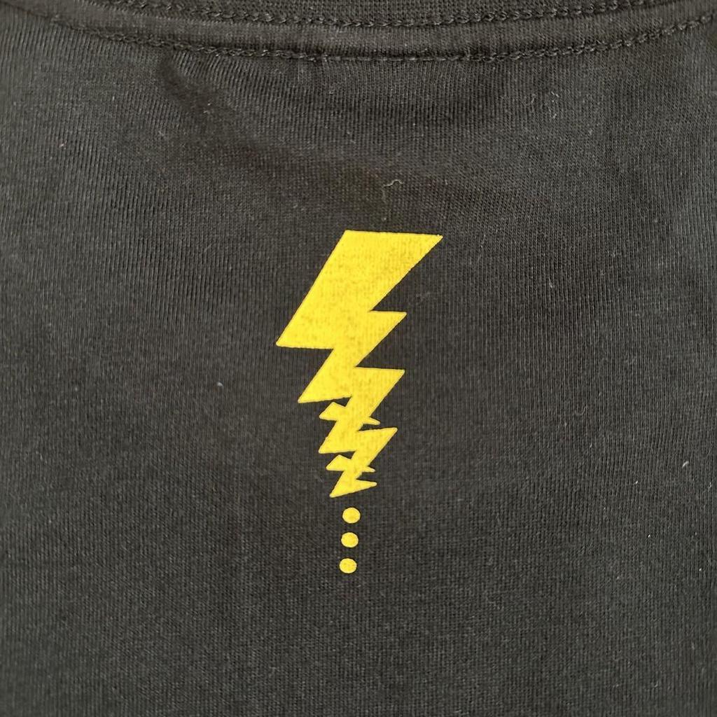 [USED] "Demon Slayer: Kimetsu No Yaiba" Zenitsu Agatsuma Flash T-Shirt, Anime, Black, Stylish