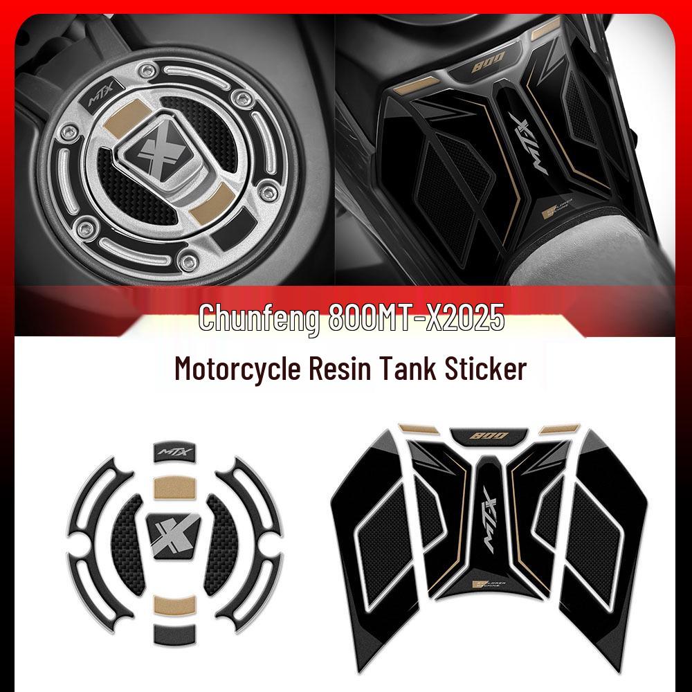CFMOTO 800MT-X 2025 Motorcycle 3D Epoxy Fuel Tank Anti-Scratch Waterproof Sticker