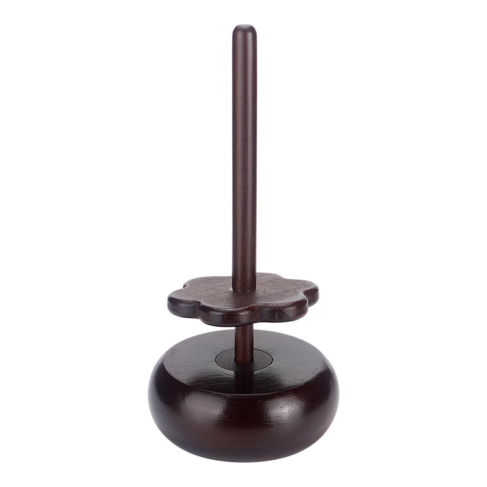 1pcs Wooden Yarn Winder Stand, Hand Weaving Winding Shaft Stand, Rotatable Yarn Spinding Tool, DIY Knitting Crochet Yarn Rack