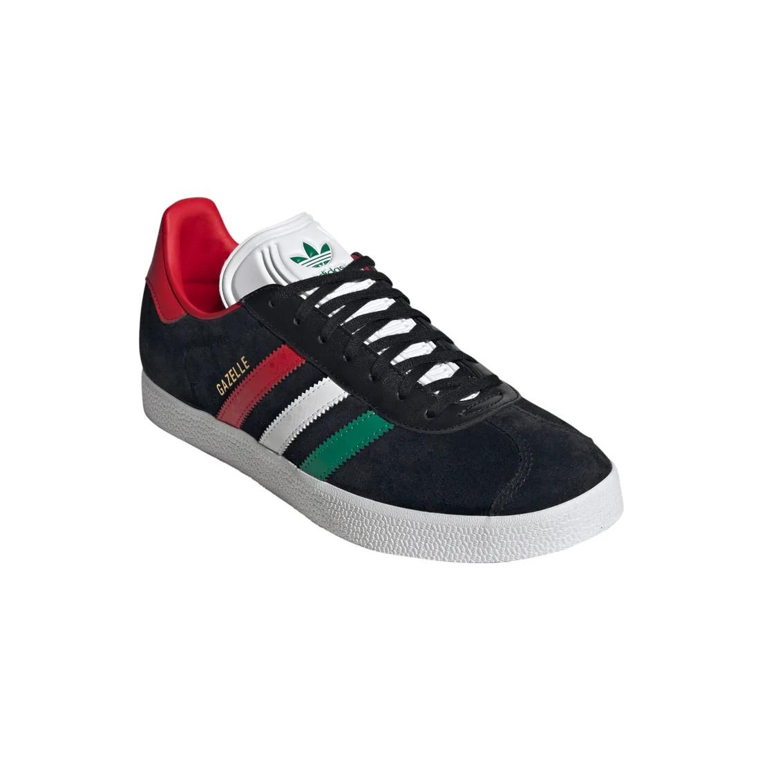 HQ9441 adidas Gazelle Core Black Cloud White Better Scarlet (Men s) 4.5