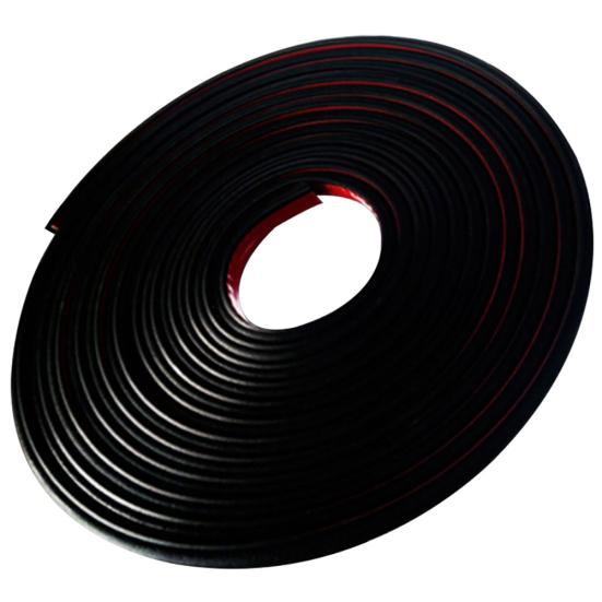 5m B-Shape Self Adhesive Car Window Door Edge Trim Noise Insulation Seal Strip