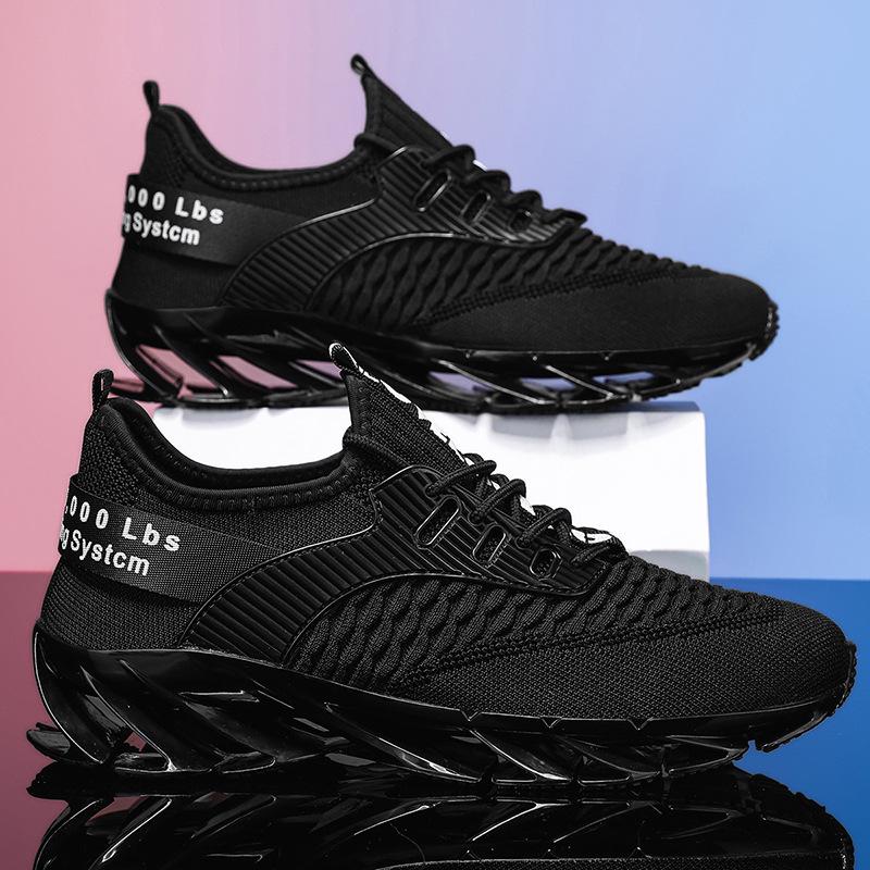 Atmungsaktive Herren-Laufschuhe aus fliegendem Mesh mit lässiger Klingensohle