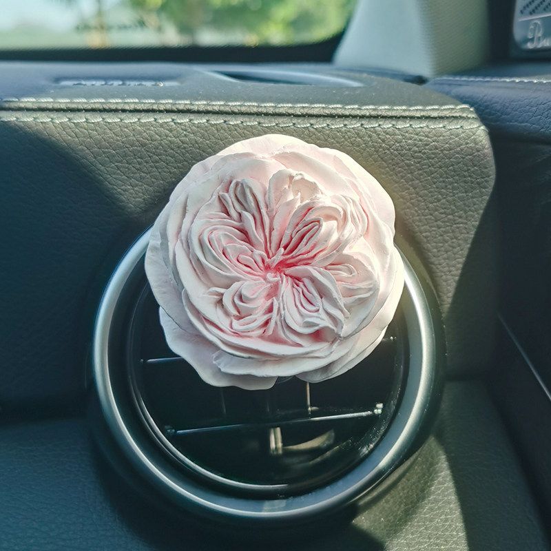 

Car Perfume Aromatherapy Austin Rose Car Air Conditioning Vent Decoration Diffuser Stone Fragrance Gift Light Fragrance Pink Austen Rose