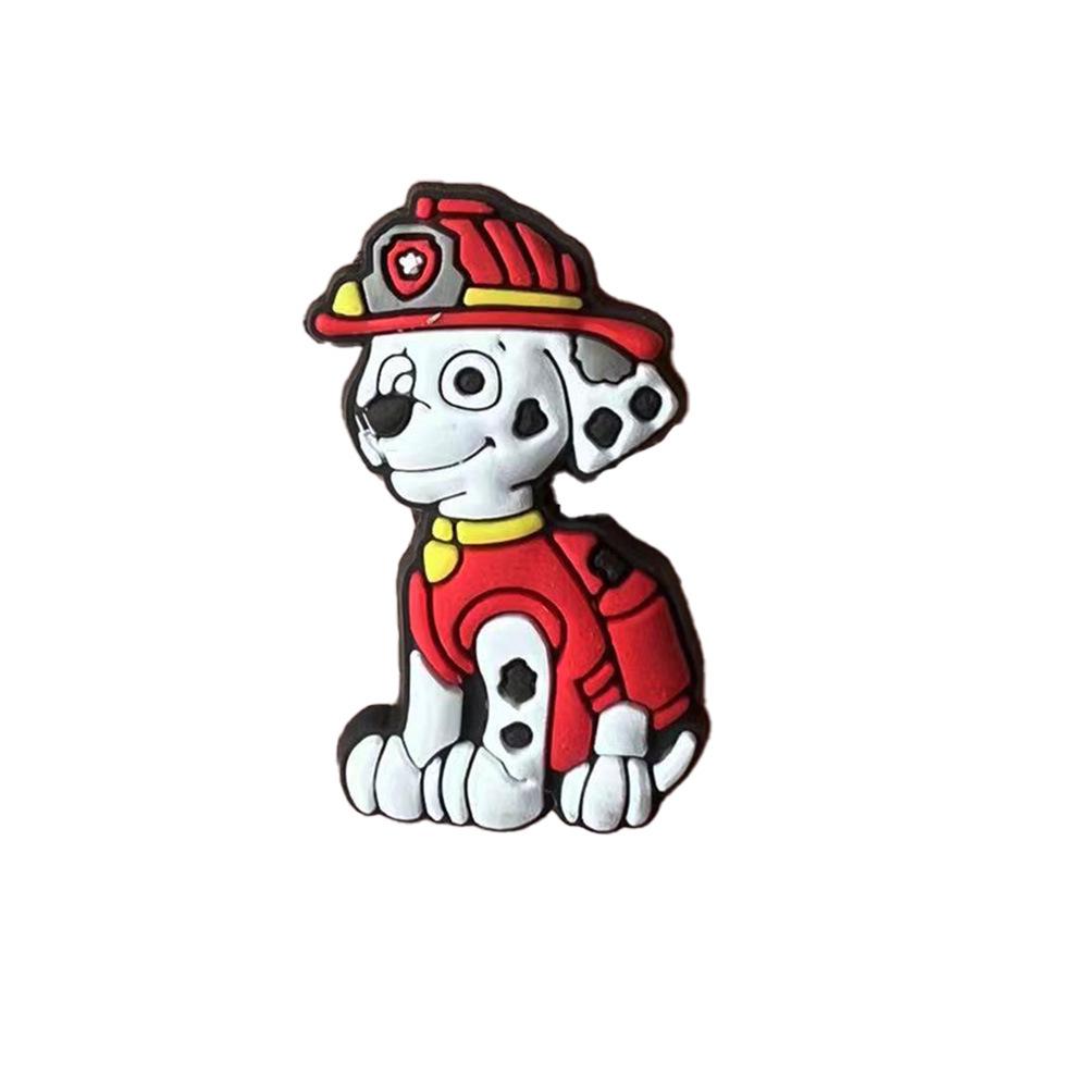PAW Patrol Flower Clog Shoe Charms: Soft Rubber DIY Accessories
