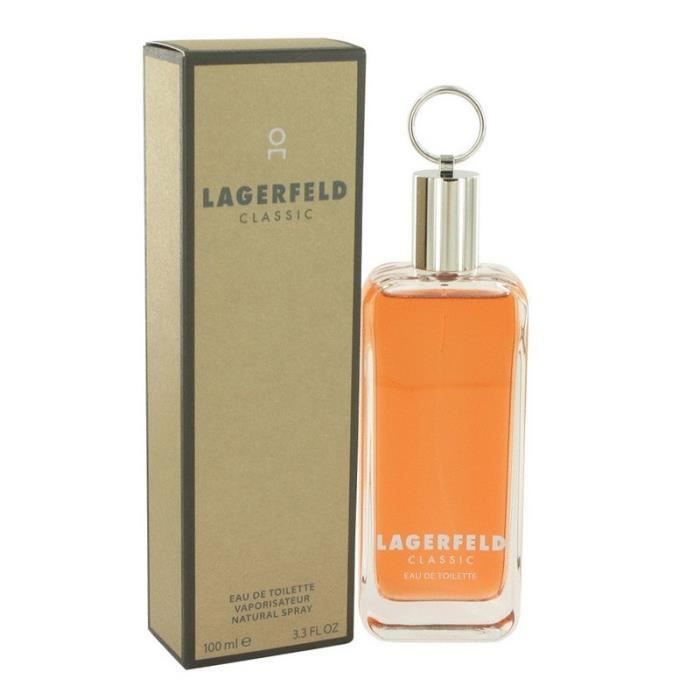 Eau De Toilette - LAGERFELD - CLASSIC - 50 Ml - Oriental - Ambré - Gourmand