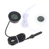1.5 Meter Probe Digital LCD  Hygrometer Round Module for Sauna Room Precise Temperature Humidity Measurement