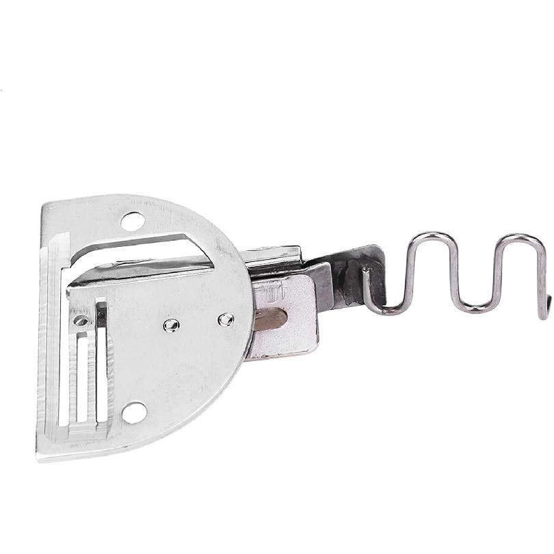 HEEPDD Sewing Machine Folder, Adjustable Double Fold Right Angle Bias Set Binding Attachment Folder for Lockstitch Sewing Machine(18mm) Presser Feet
