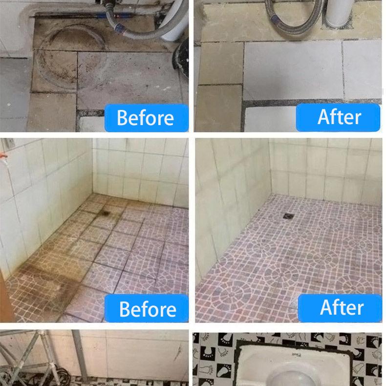 500ml Professional Tile Cleaner Powerful Stain Yellowing Remover for Bathroom Wall & Floor Tiles Polishing Effect