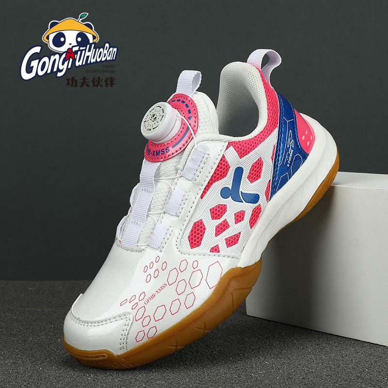 Badminton shoes table tennis shoes skipping rope special luminous children's game training sports shoes feather pong shoes foreign trade