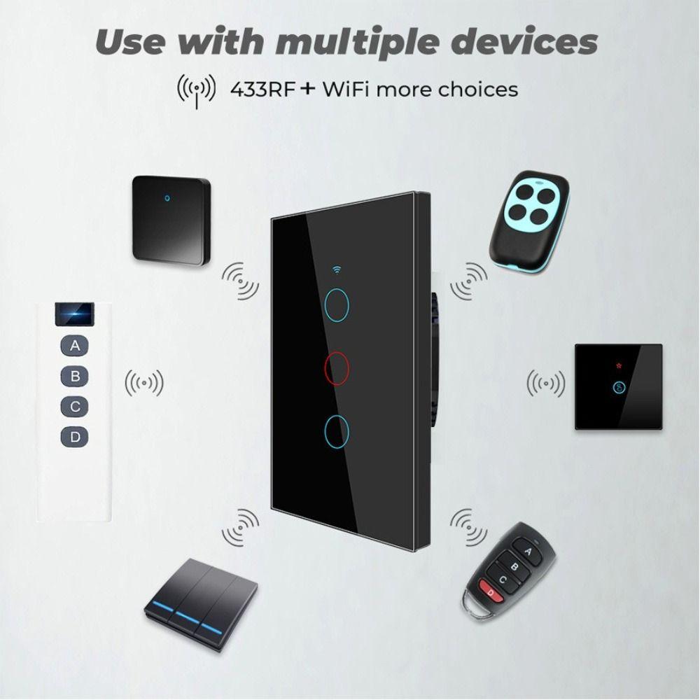 Single Open Touch Sensor Switch Touch Control LED Light Switches  Home Automation