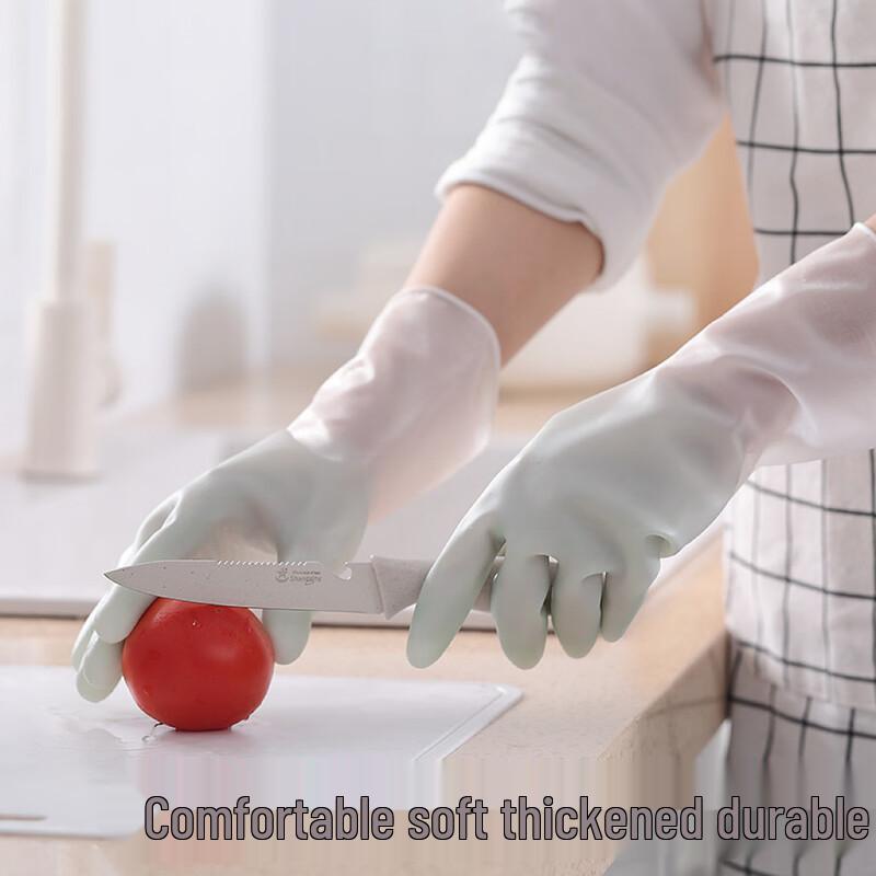 Tingle PVC Waterproof Household Cleaning Gloves
