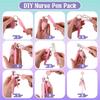 Portable Nurse Pen Pack Retractable Nurse Badge Clip DIY ID Badge Reels