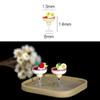 2Pcs Miniature Model Mini Simulation Goblet Yogurt Ice Cream Cup