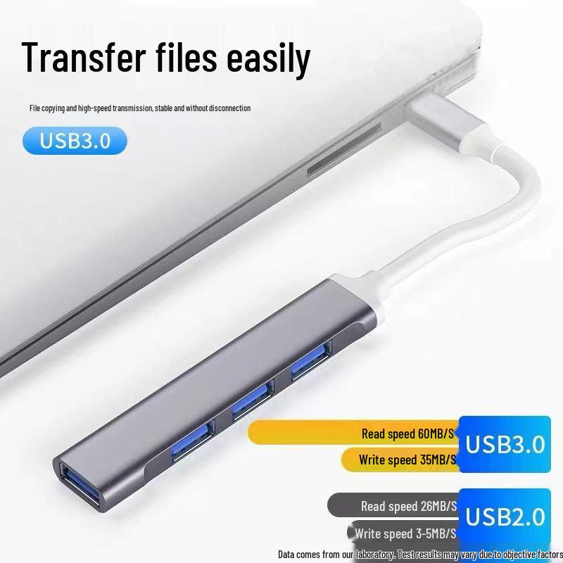4-in-1 USB-C Multi-Function Docking Station Splitter Hub