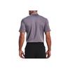 Under Armour Solid Color Straight Cut Short Sleeve Polo Shirt Men tops Gray 1351131-033